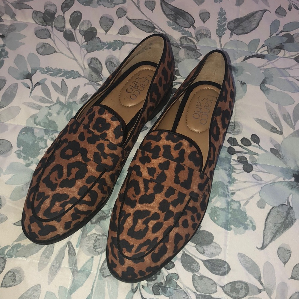 NWOT Leopard Loafers
